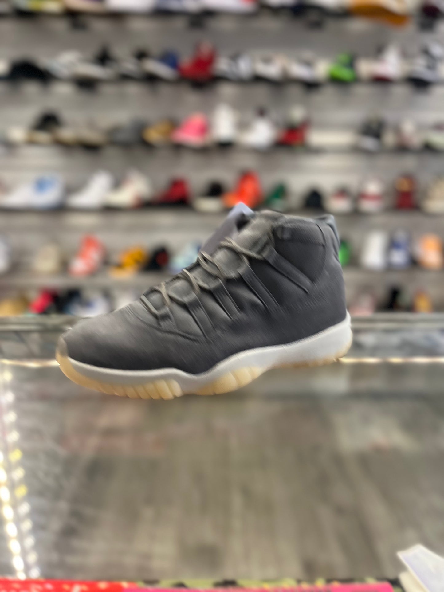 Air Jordan 11 Pinnacle Grey Suede