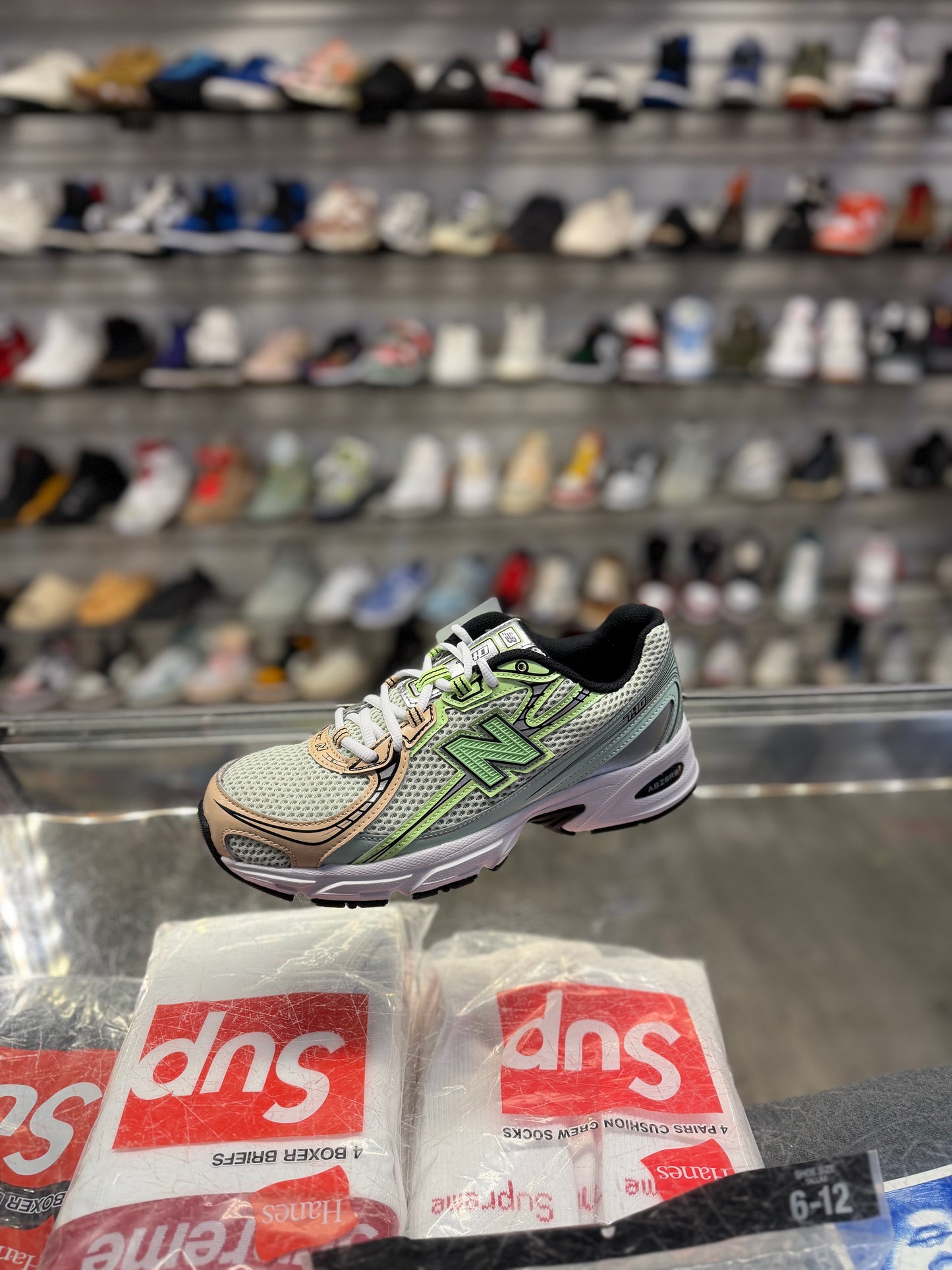 New Balance 740 Mint Flash Ash Wood
