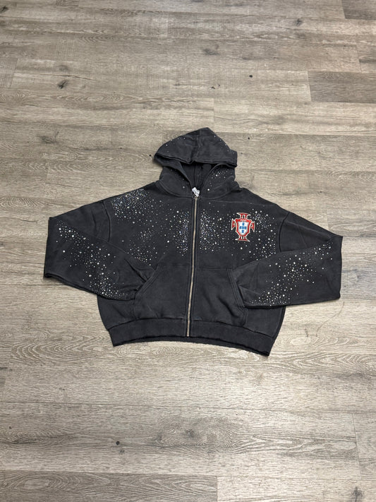 Vale Portugal Logo Zip Hood Black
