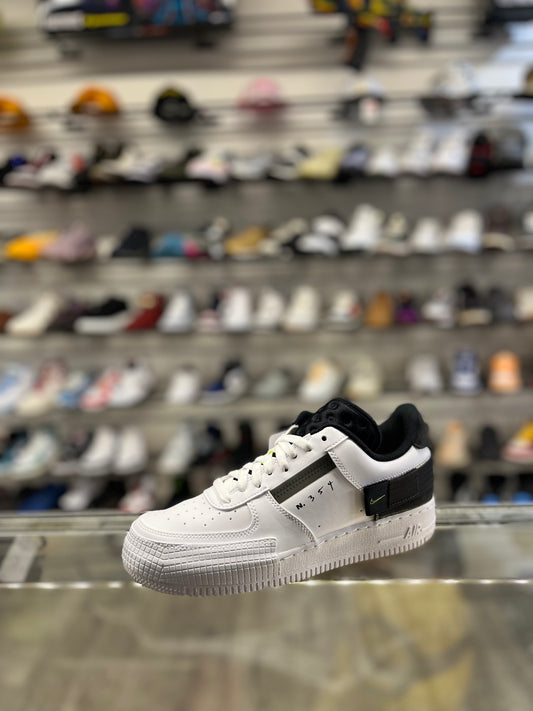 Nike Air Force 1 Type White Black Volt