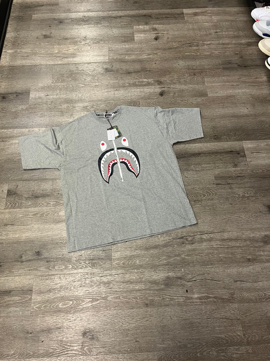 Bape Shark Tee Grey