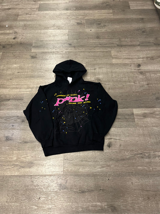 Sp5der P*NK Hood Black