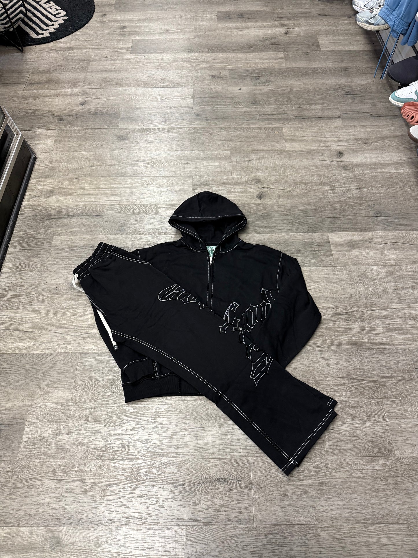 God Speed Sweatsuit Black/White