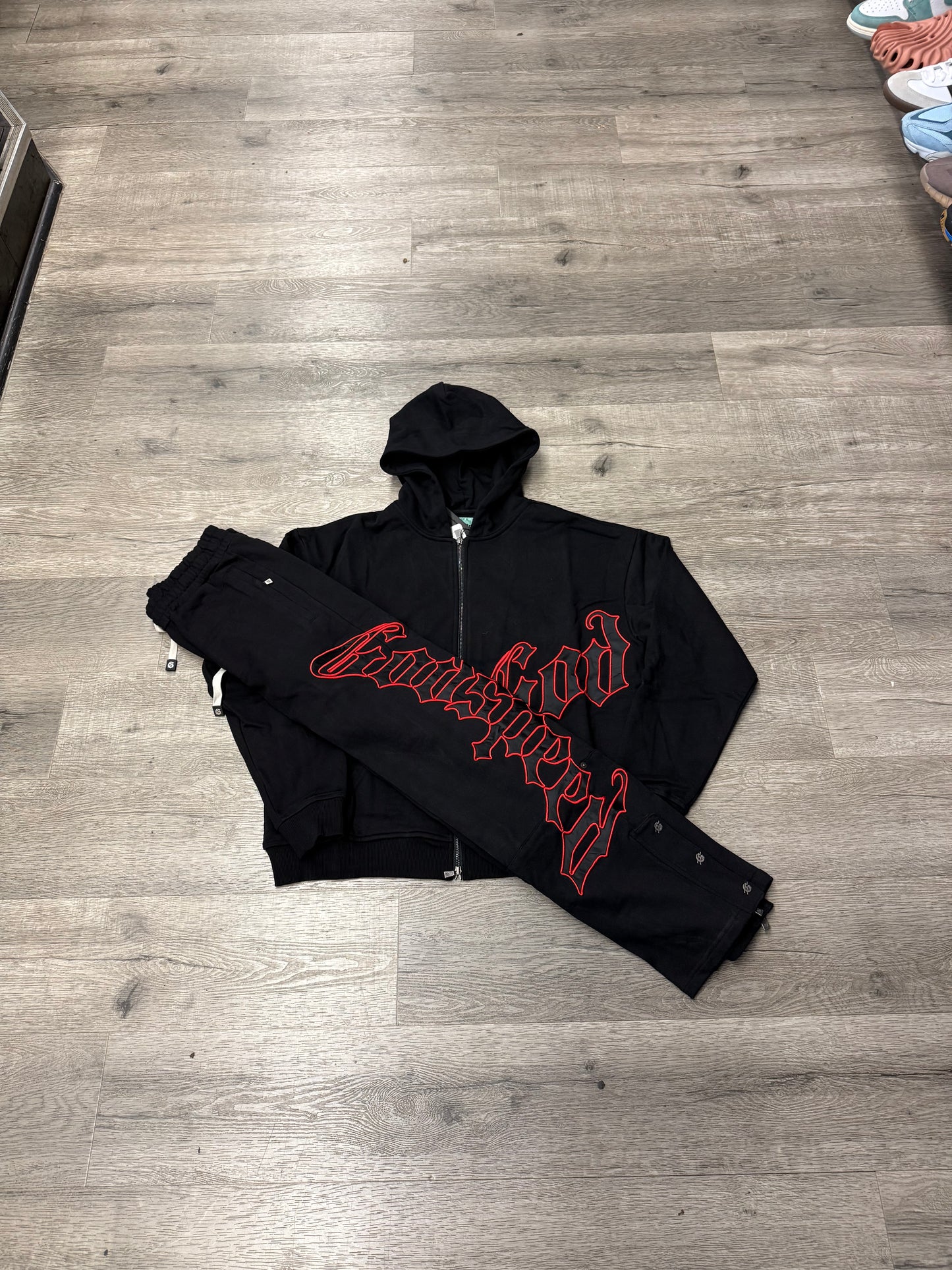 God Speed Sweatsuit Black/Red