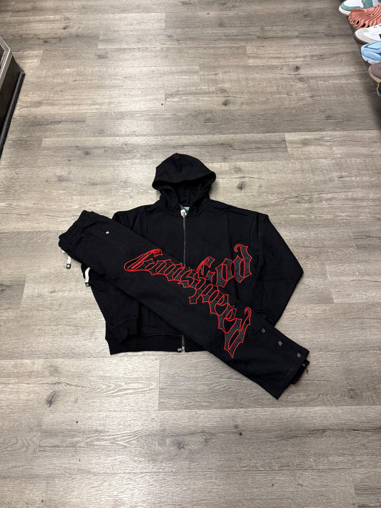 God Speed Sweatsuit Black/Red