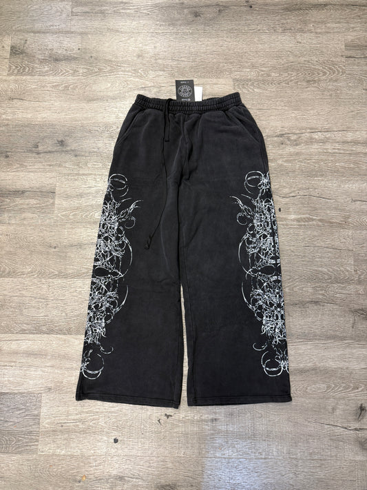 Floor 914 Black Skull Sweatpants