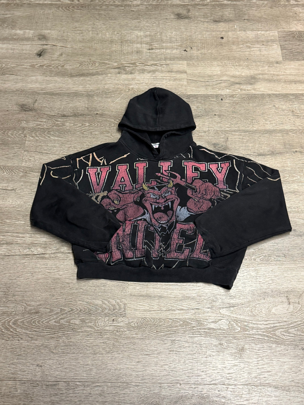 Vale Forever Mascot Pullover Hoodie Black