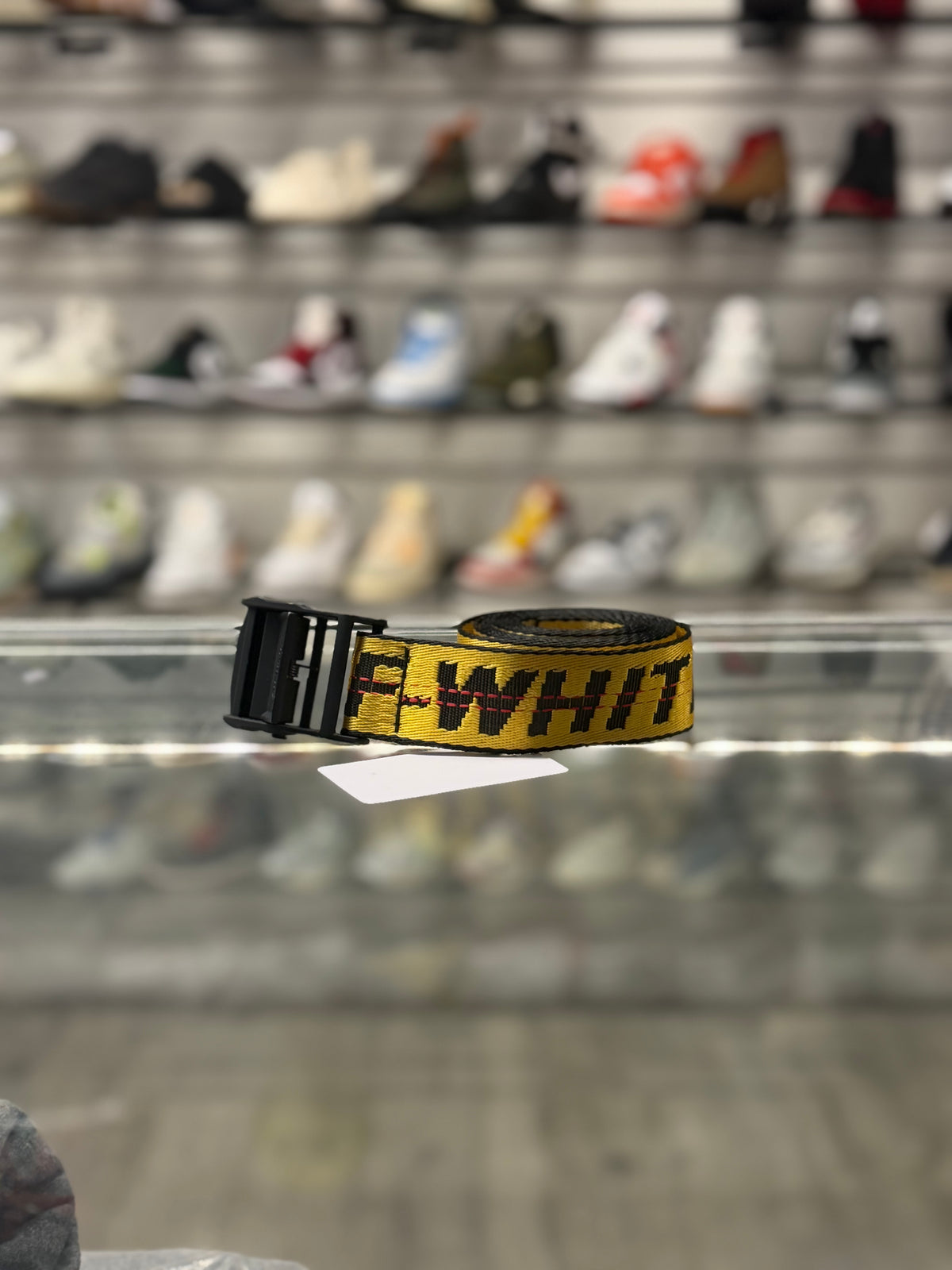 Off-White Industrial Belt Yellow