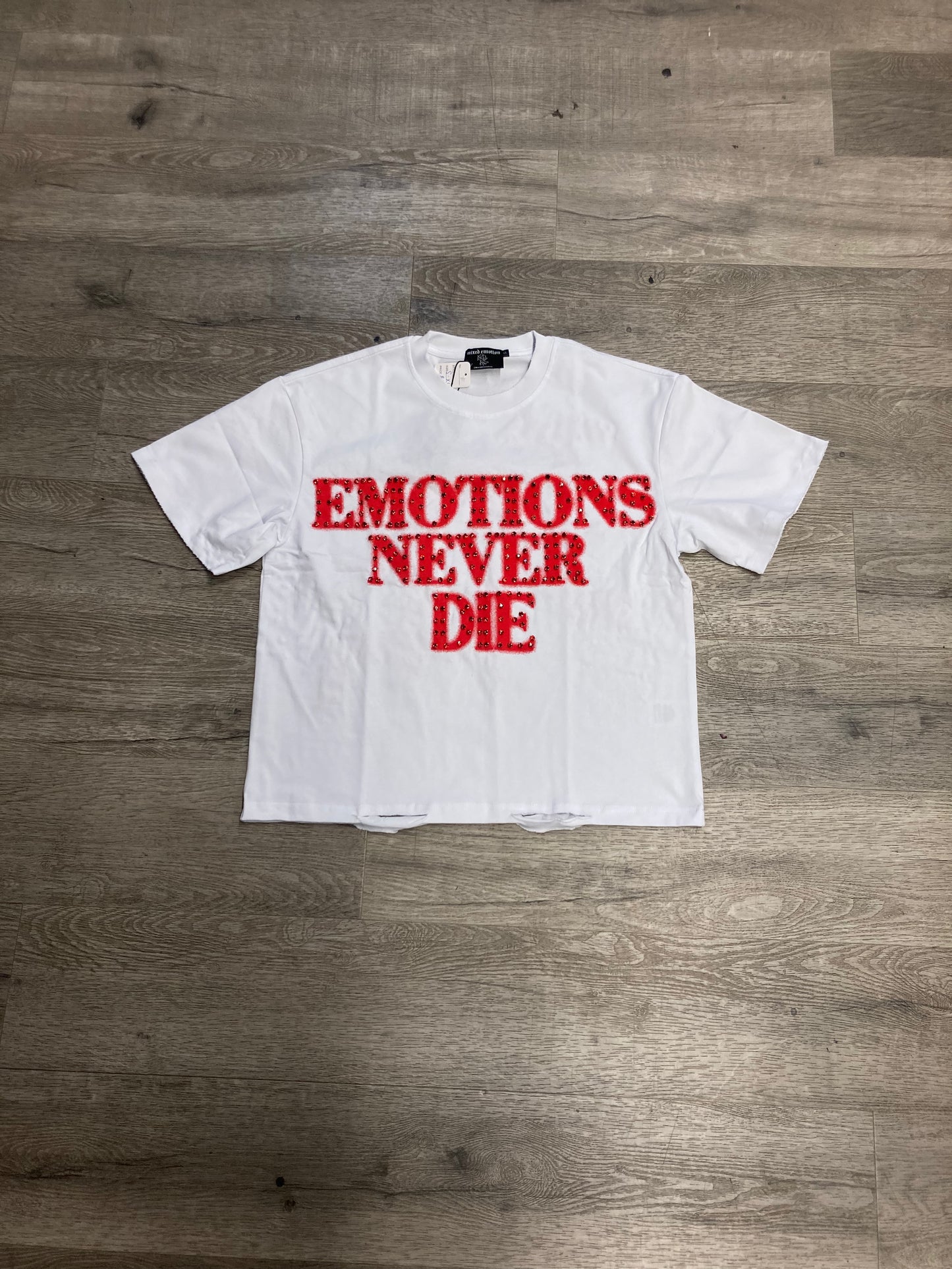 Emotions Never Die Tee White/Red