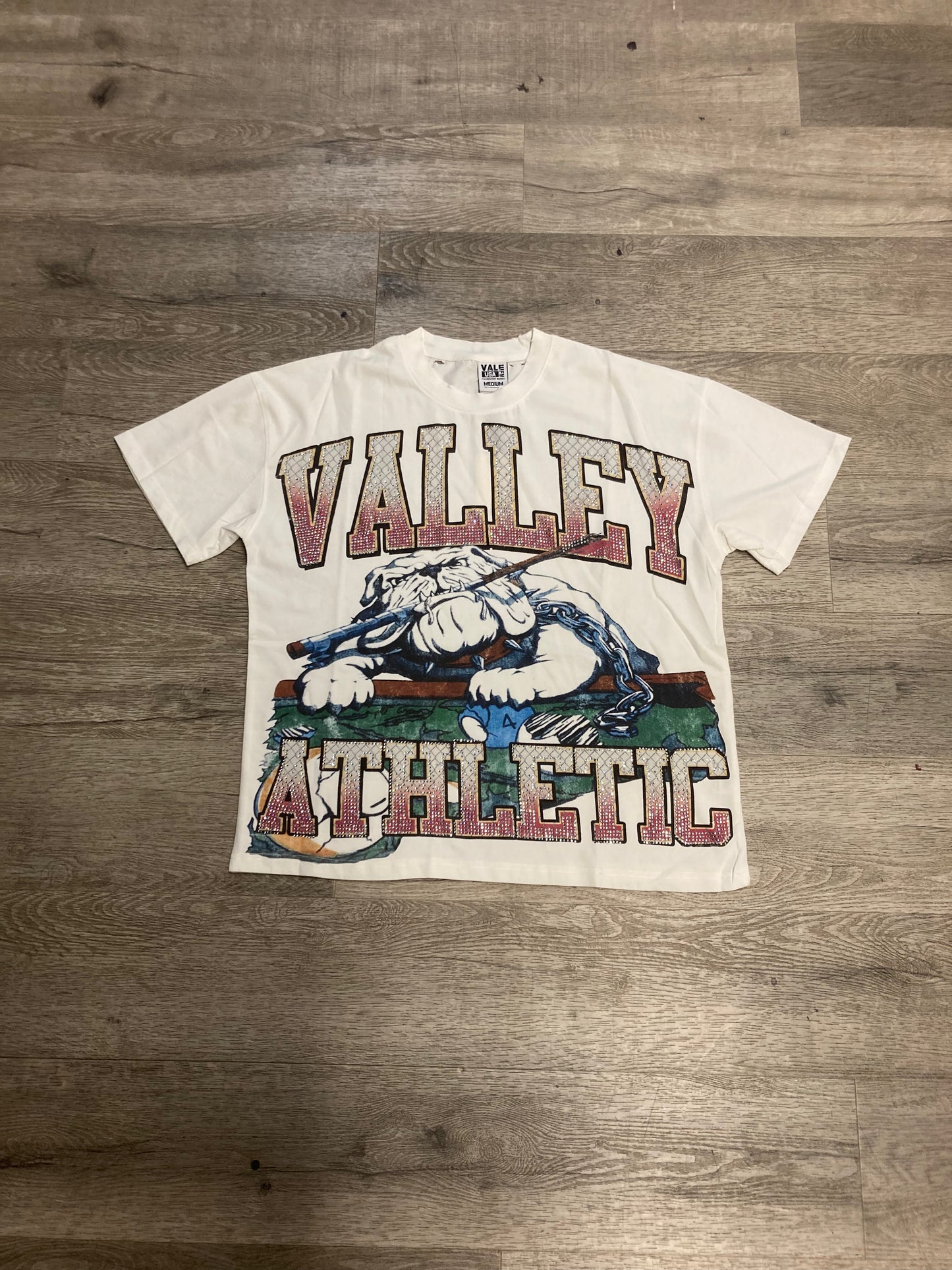 Vale English Bulldog Tee Rhinestone