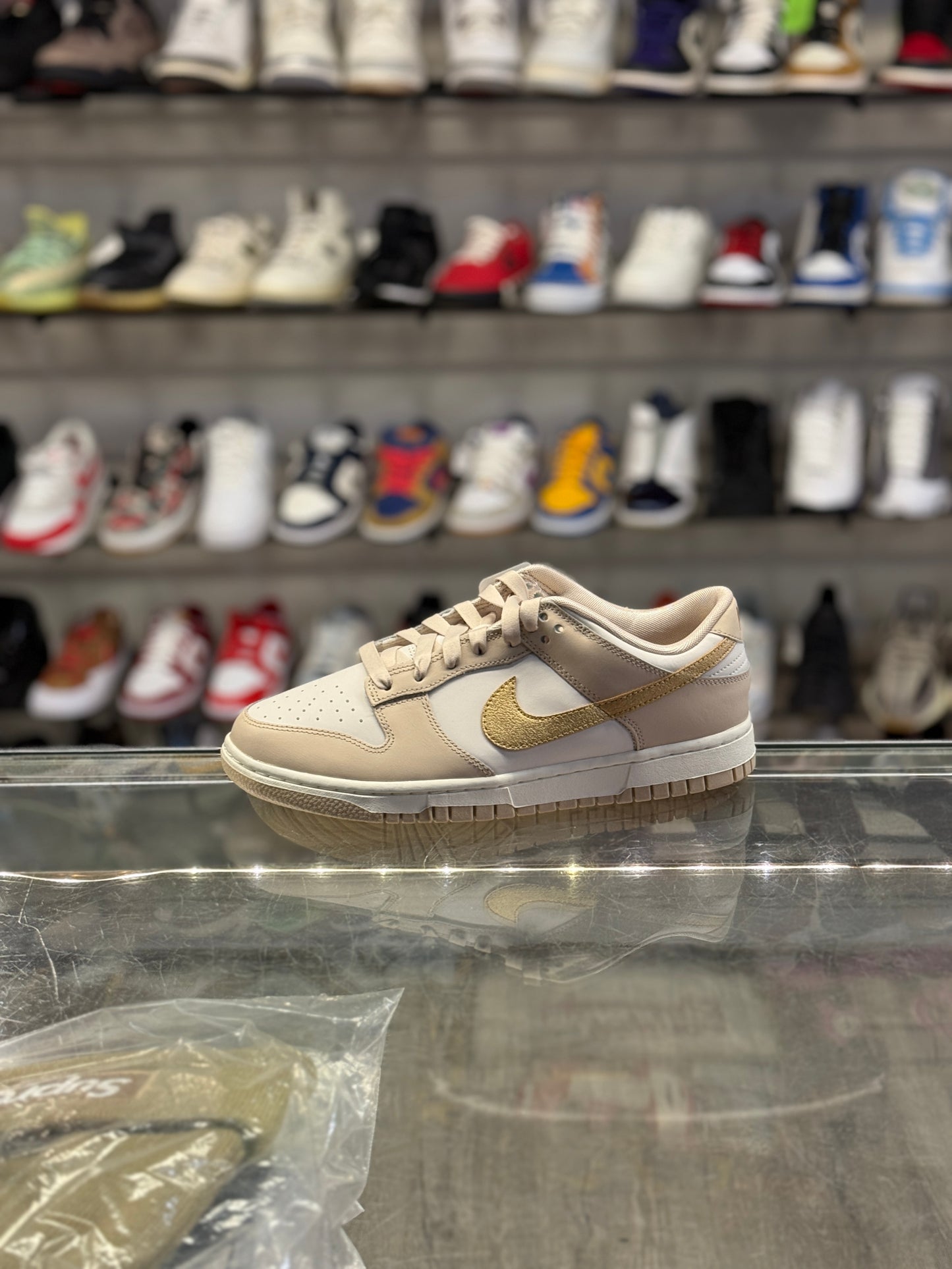 Nike Dunk Low Phantom Metallic Gold