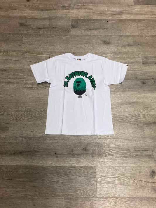 A Bathing Ape Bape Gunna Tee Green/White