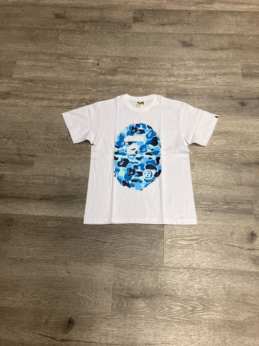 A Bathing Ape Bape Tee Blue/White