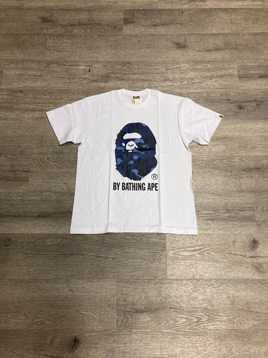A Bathing Ape Bape Tee Navy/White