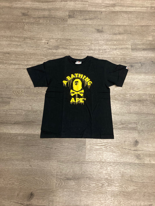 A Bathing Ape Bape Tee Yellow/Black