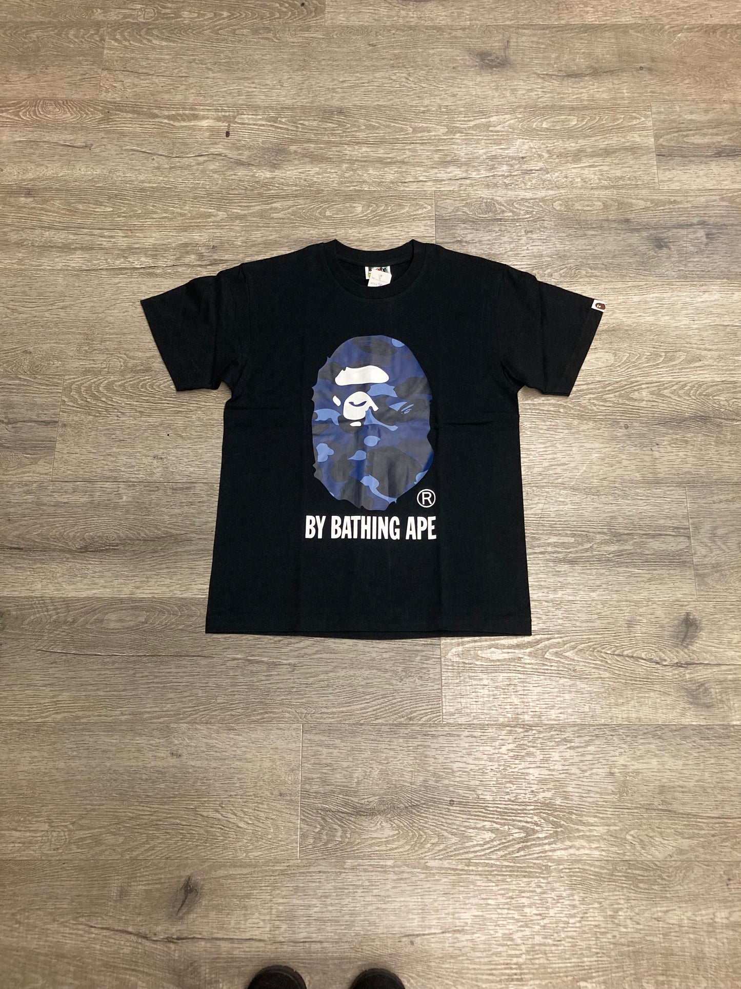 A Bathing Ape Bape Navy Camo Tee Black