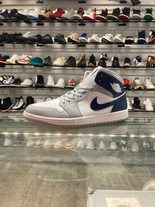 Air Jordan 1 Mid Grey/Navy