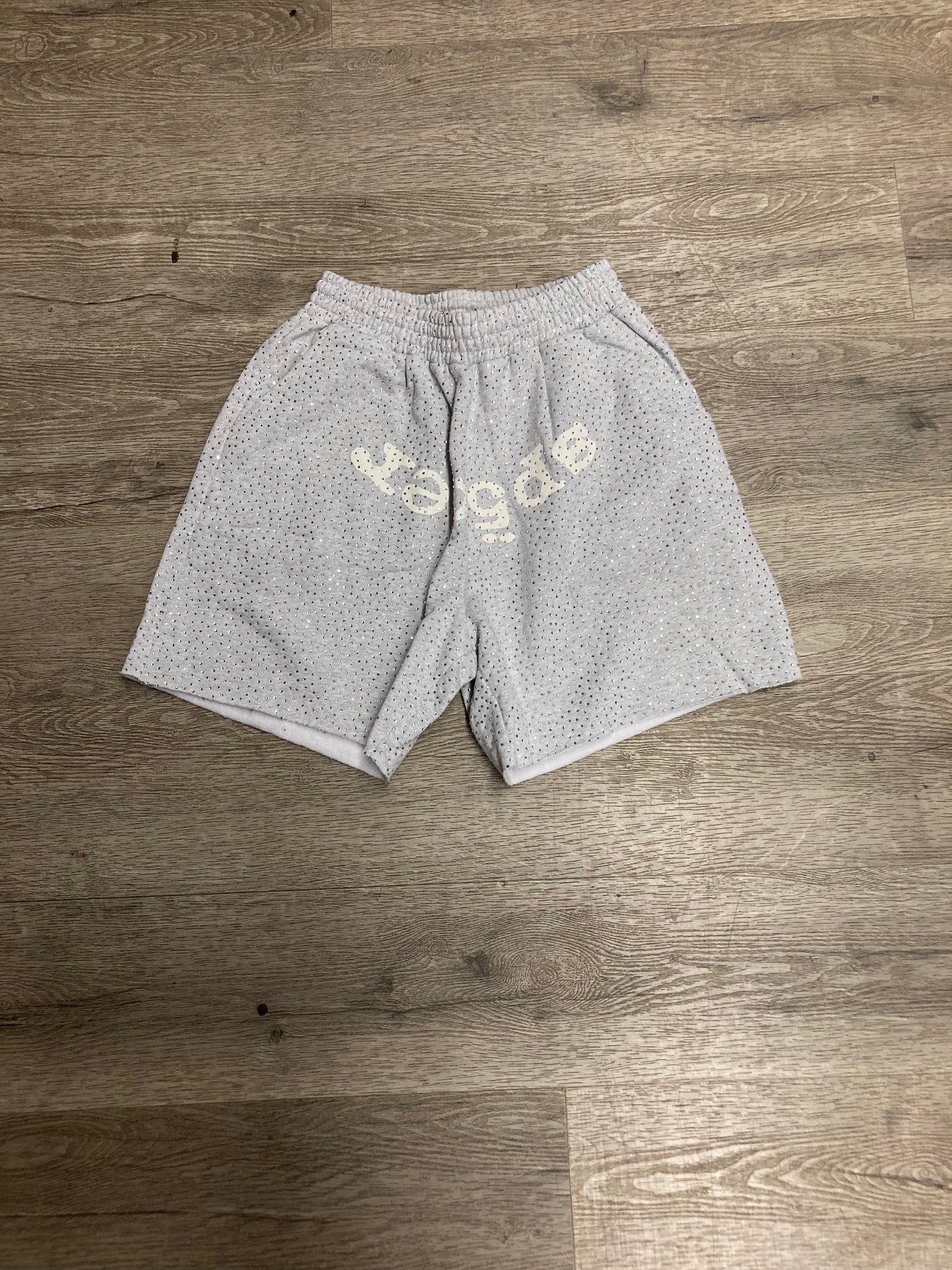 Sp5der VVS Sweatshorts Grey