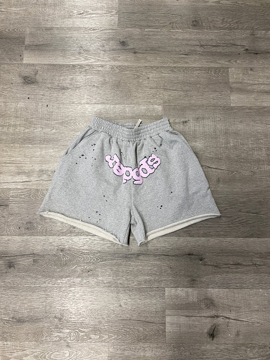 Sp5der Shorts Grey/Pink