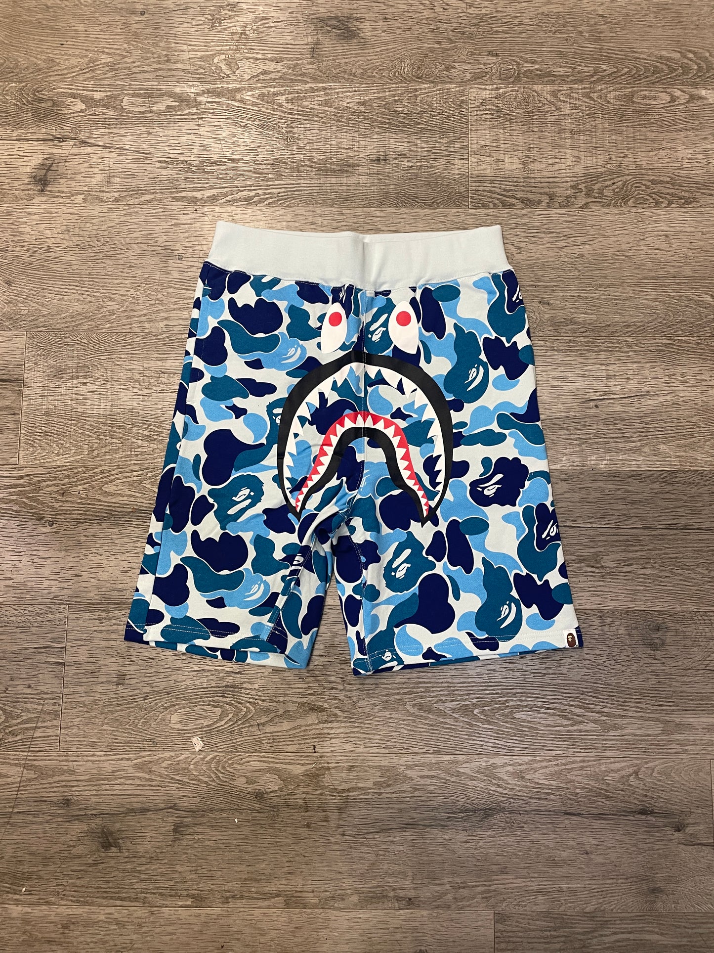 Bape Baby Blue Camo Short