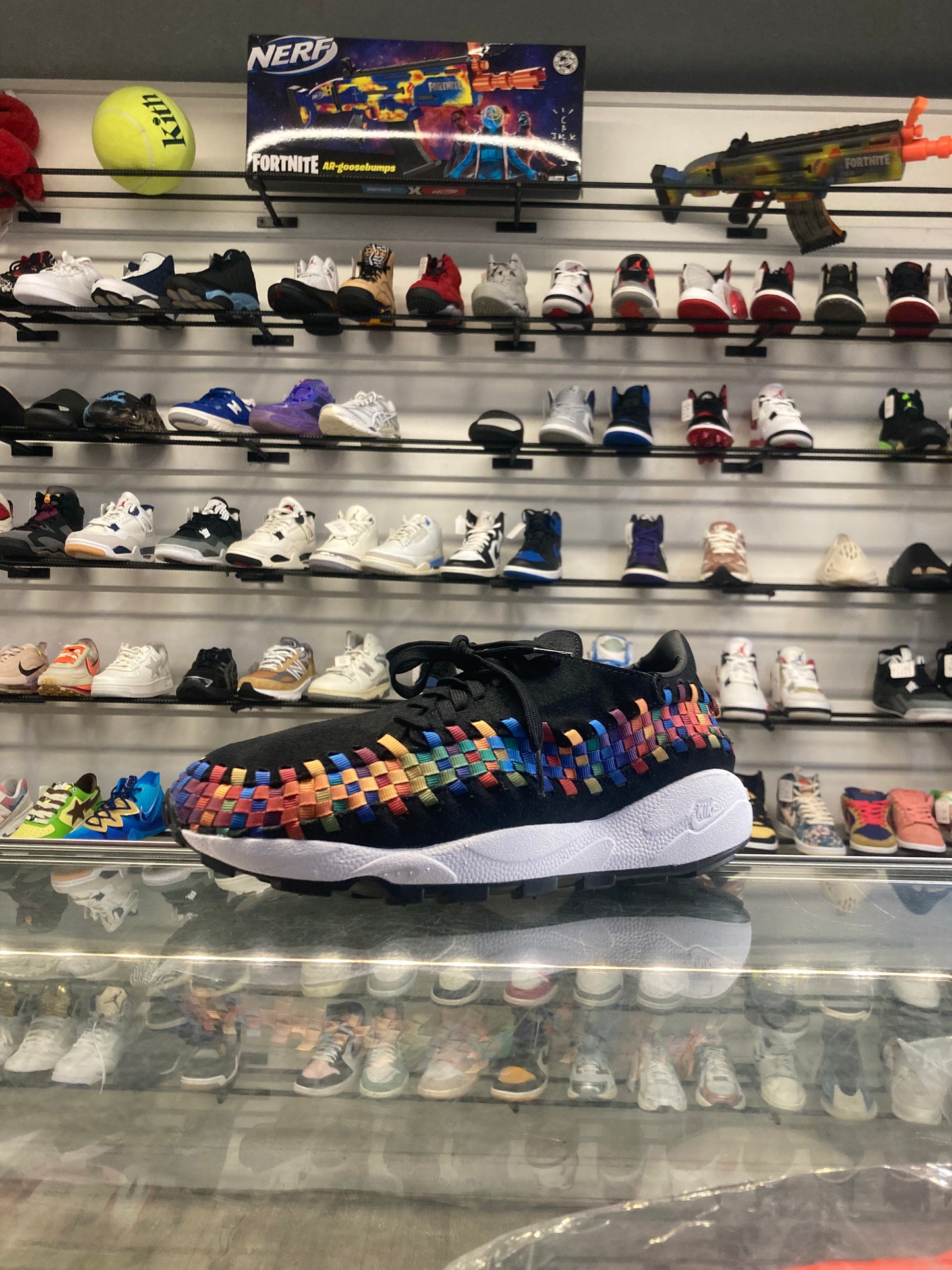 Nike Air Footscape Woven Black Rainbow