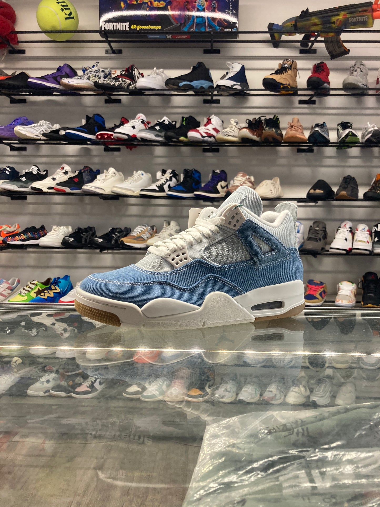 Air Jordan 4 TEX Denim Worn Blue