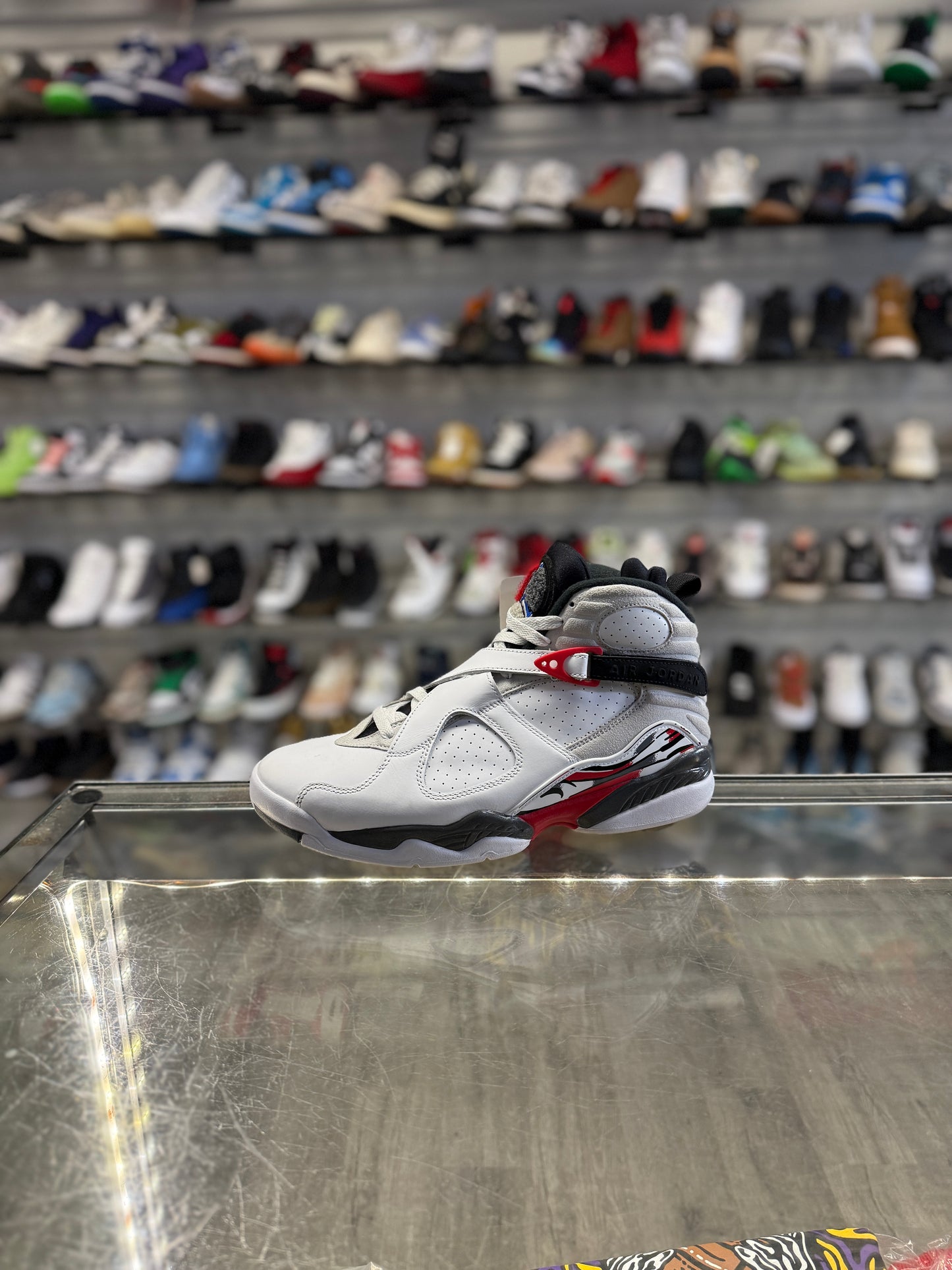 Air Jordan 8 White True Red