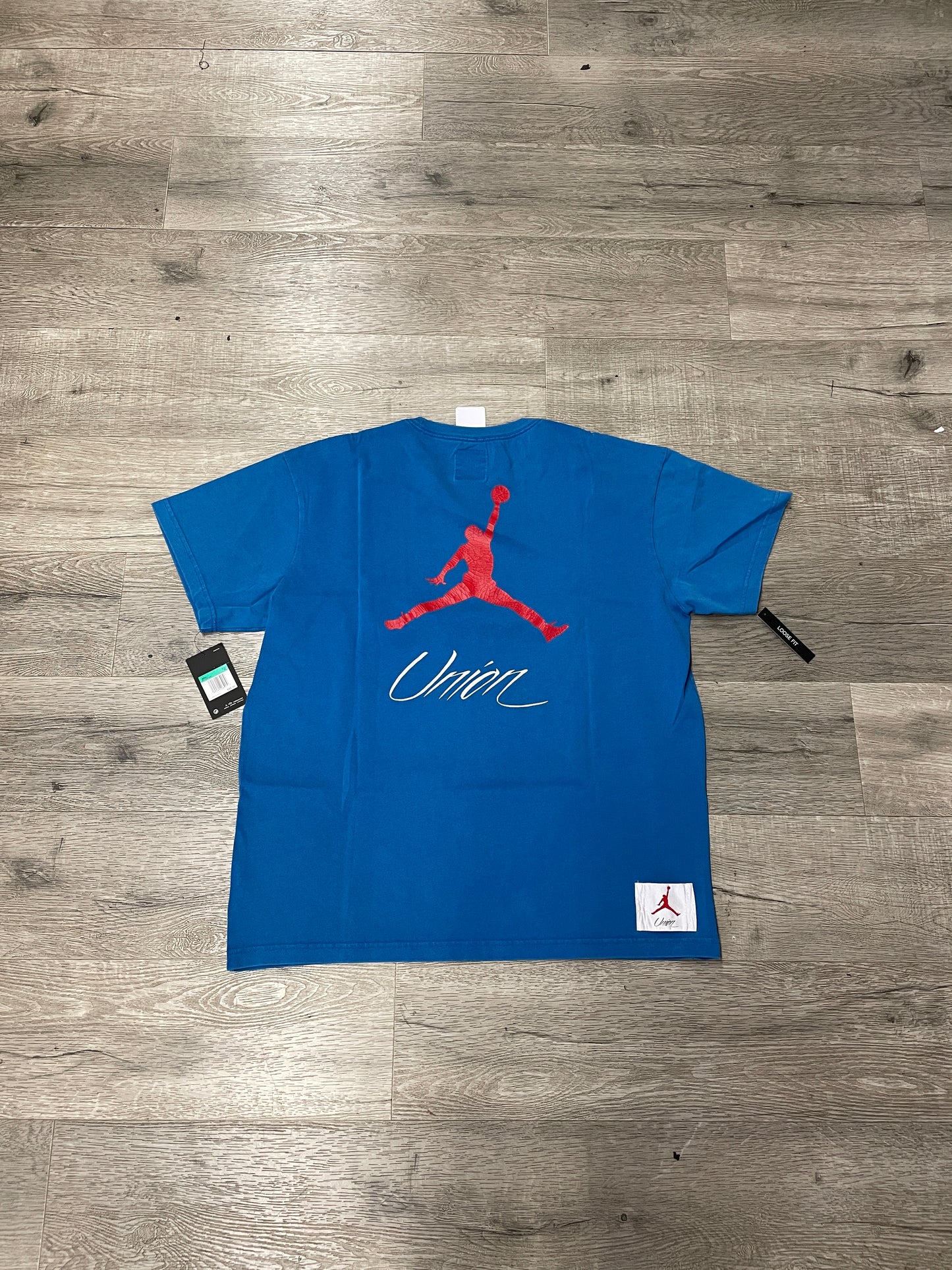 Union Jordan Script Logo Tee Blue