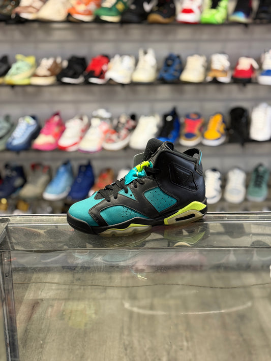 Air Jordan 6 Turquoise Neon