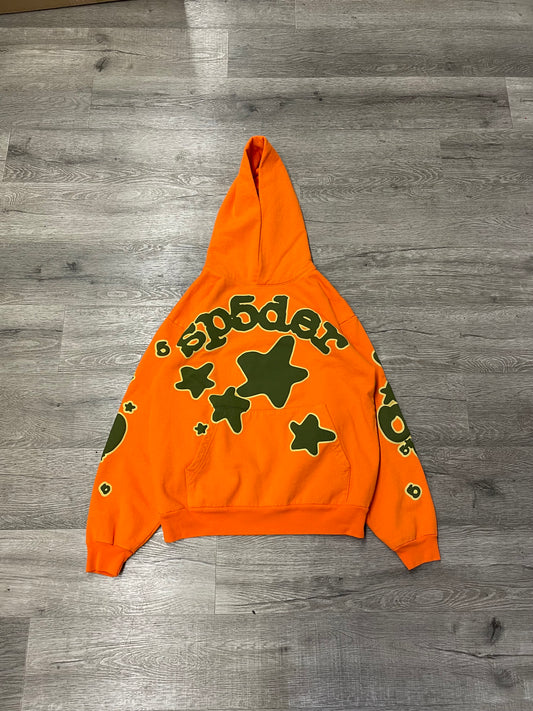 Sp5der Hood Orange/Green