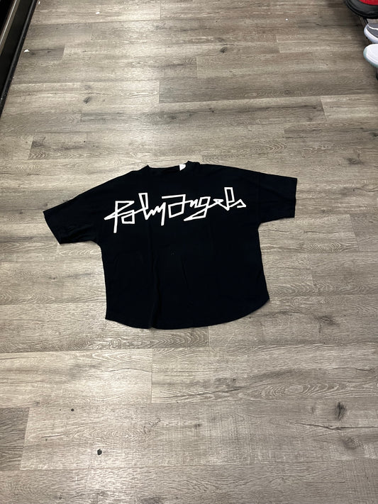 Palm Angels Black/White Scrypt Tee