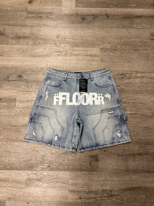Floor 914 Jean Shorts Blue