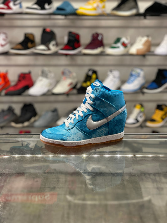 Nike Dunk Sky Hi Blue Tie Dye