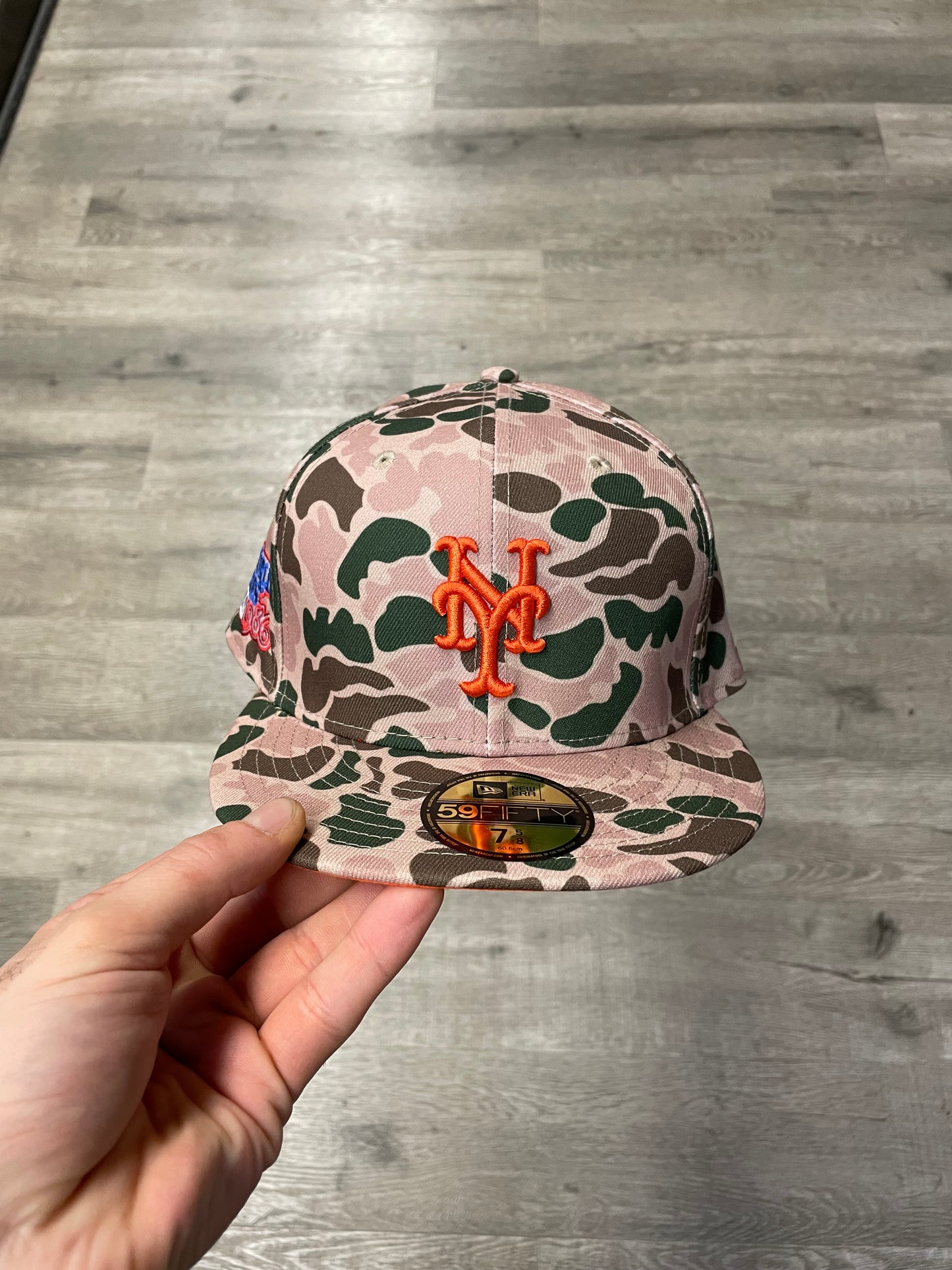 Mets Camo Fitted Hat