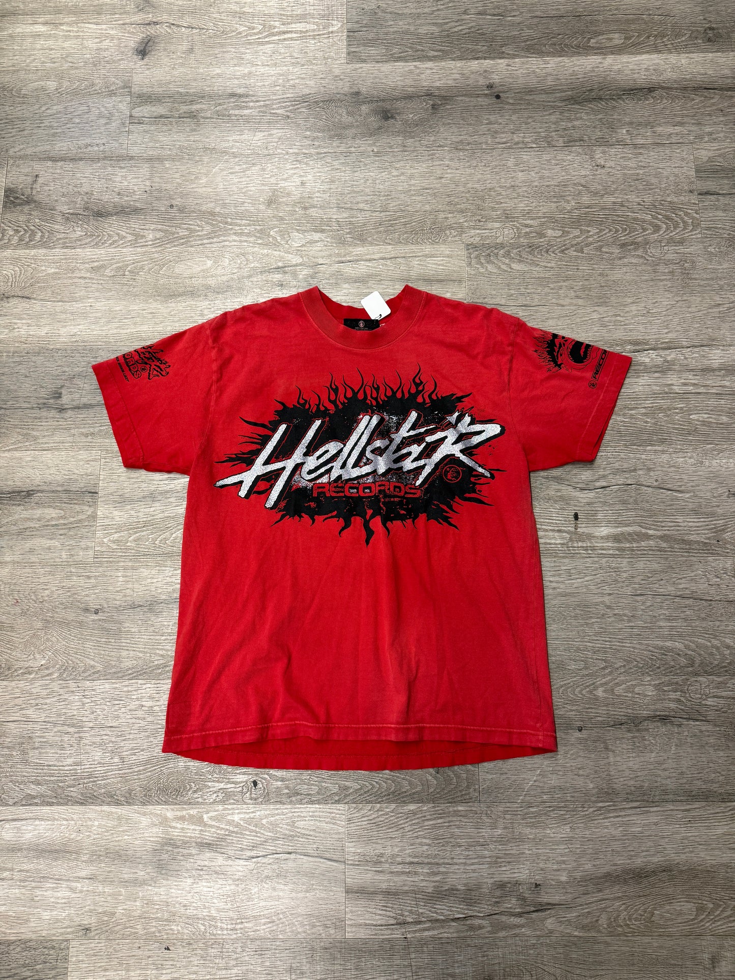 Hellstar Records Tee Red/Sliver