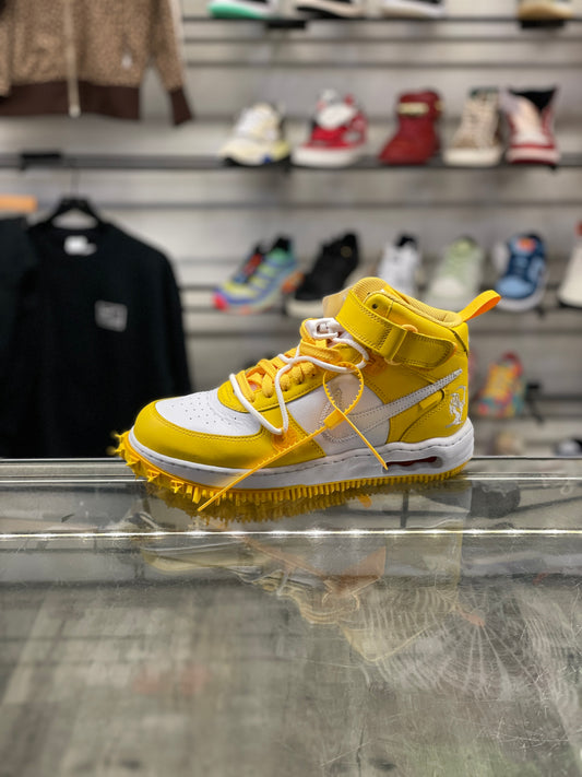 Off-White Nike Air Force 1 Mid Varsity Maize