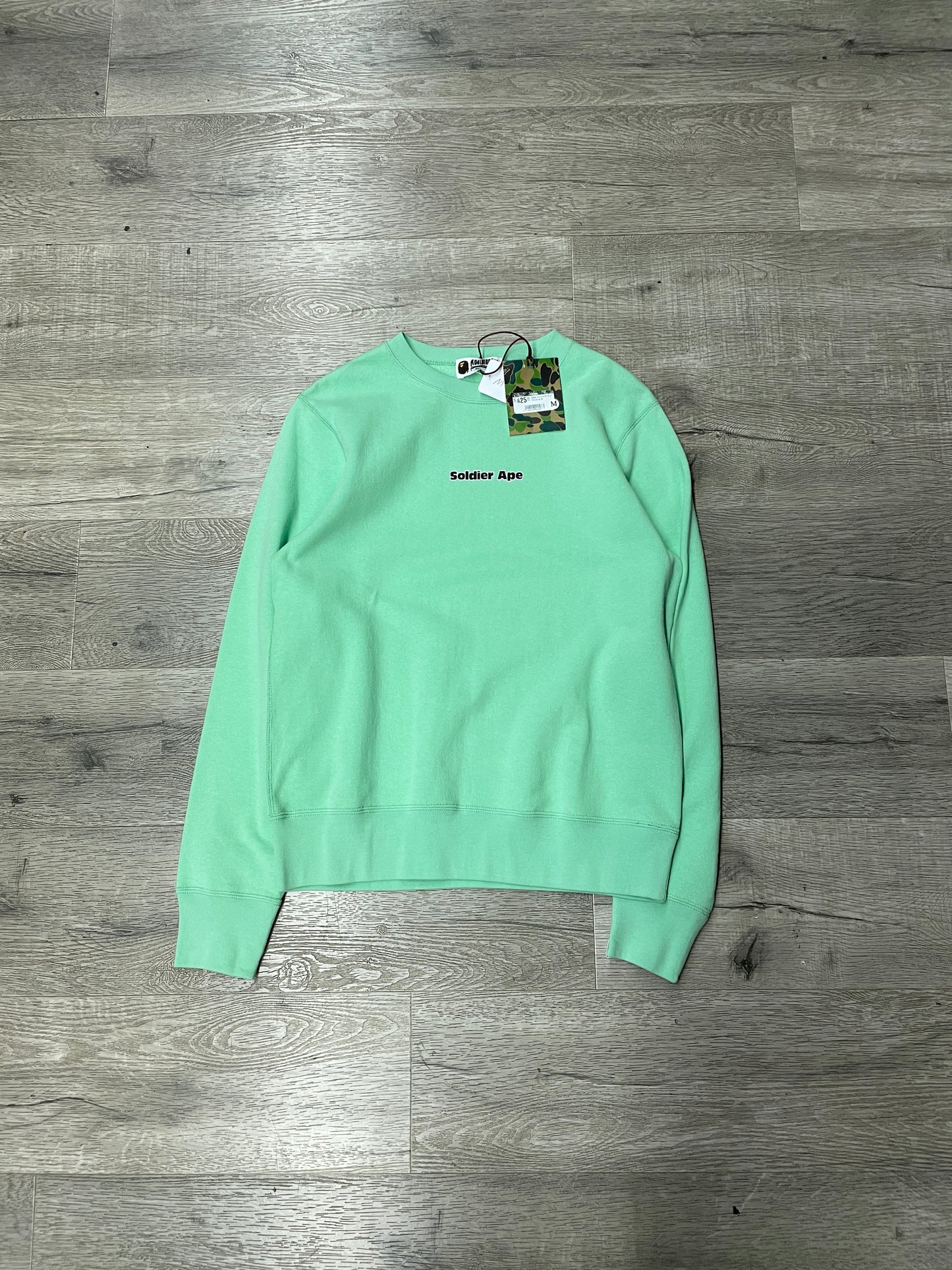Bape Light Green Crewneck