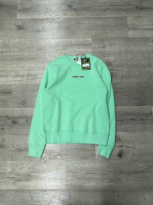Bape Light Green Crewneck