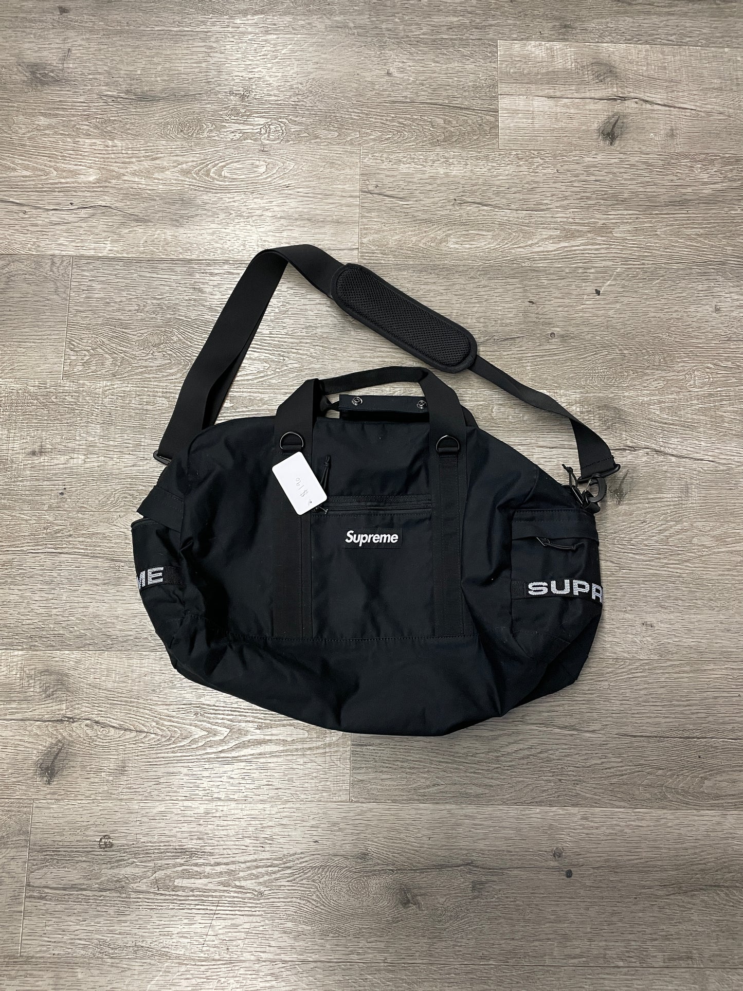 Supreme Duffle Bag Black FW22