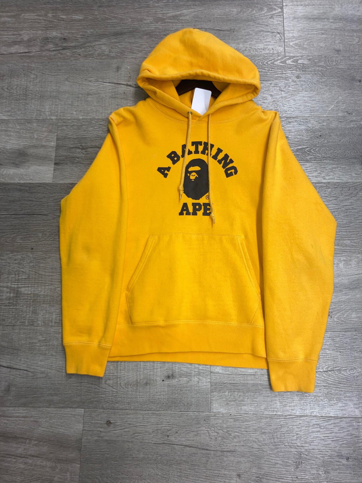 Bape Basic Logo Hood Yellow