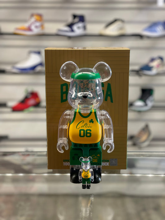 Bodega Celtics Bearbrick 400% & 100%