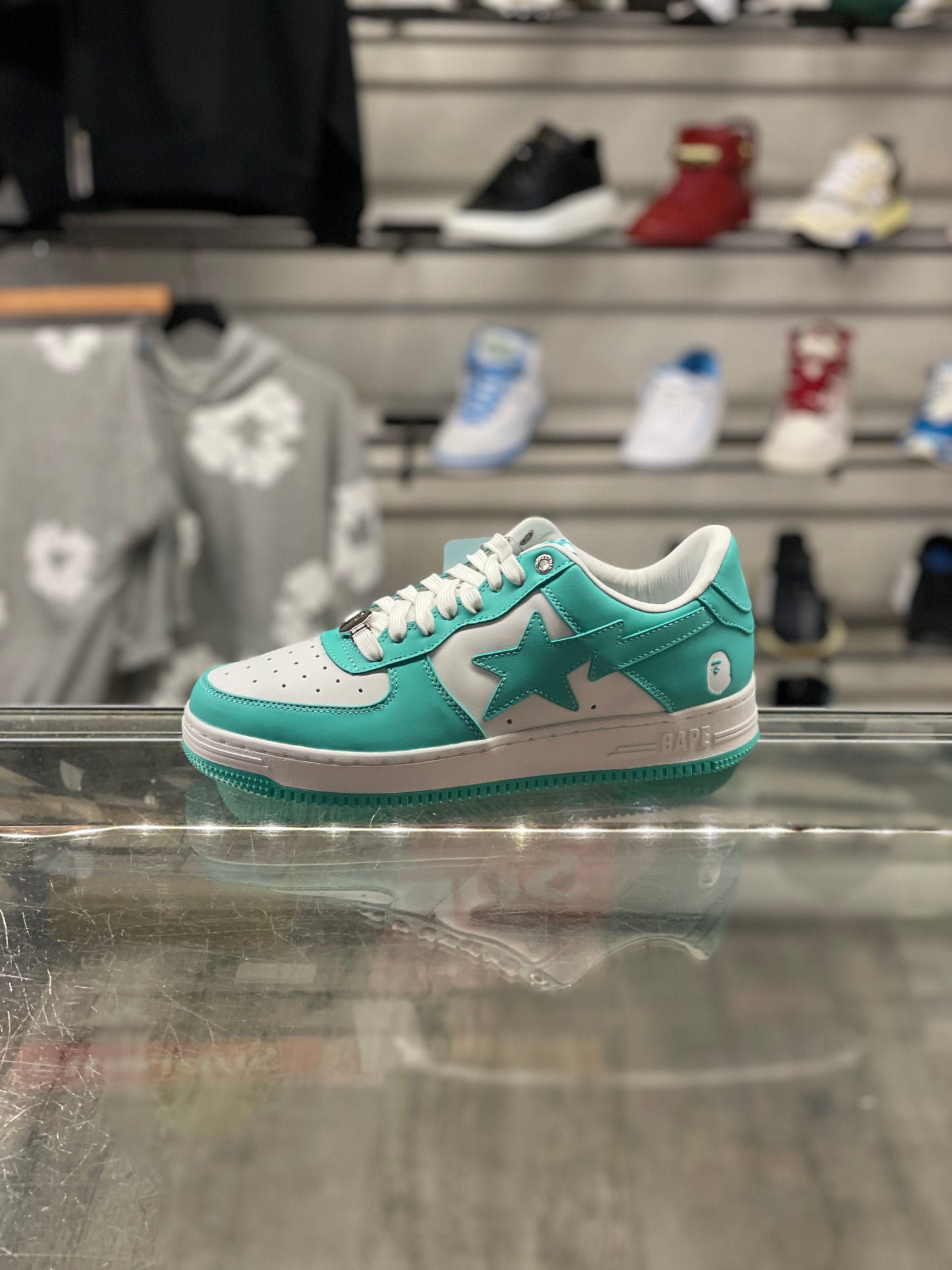 Bape Bapesta Low Teal