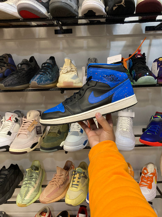 Air Jordan 1 Royal Mid Splatter