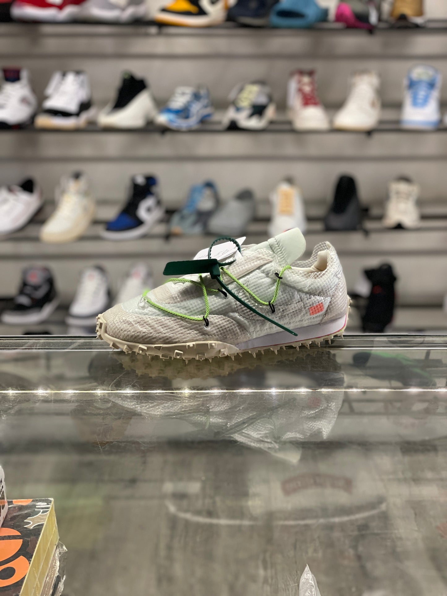 Off-White Nike Waffle Racer White