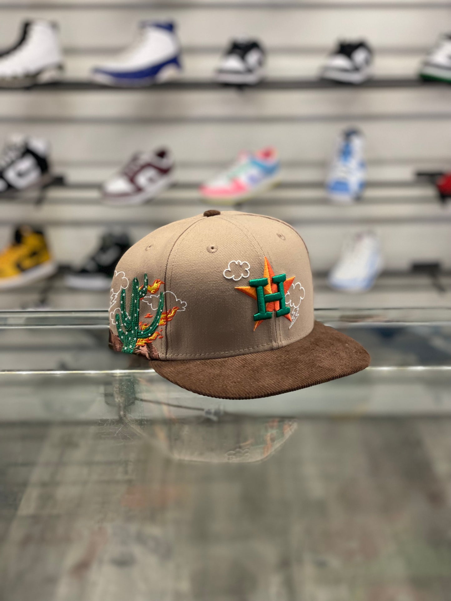 Houston Fitted Hat Brown