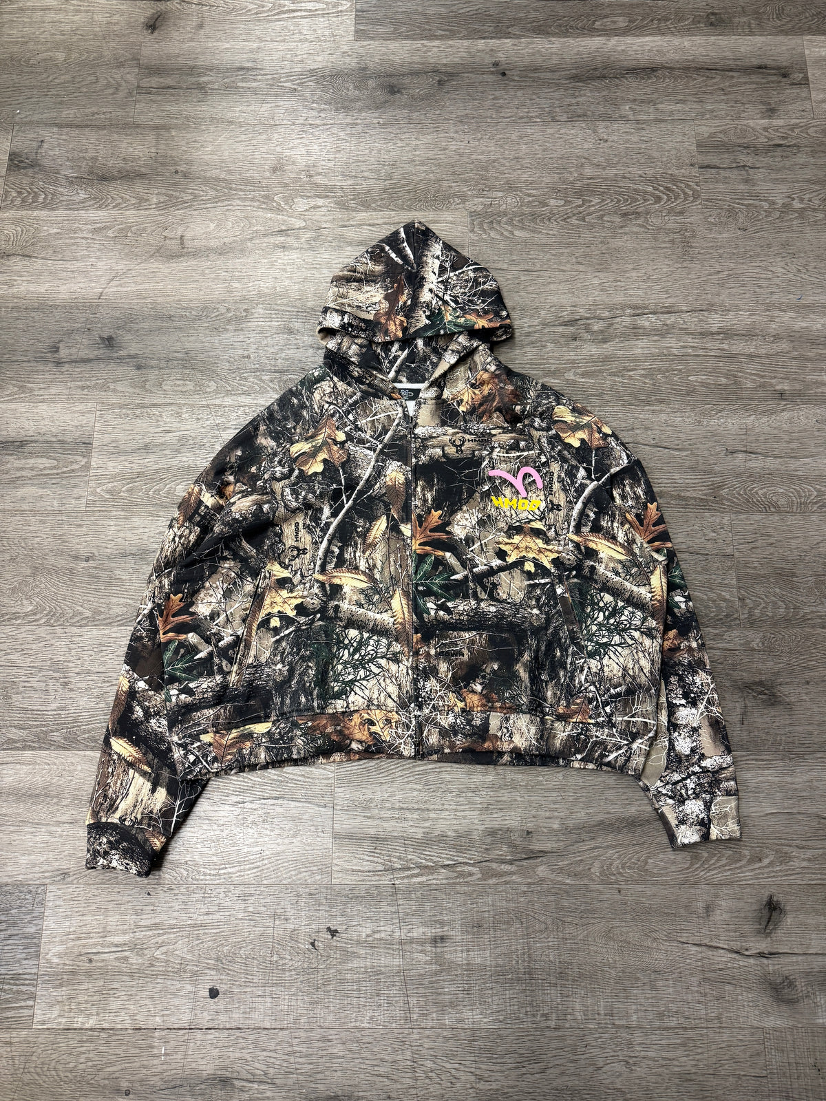 HMDD Realtree Camo Zip Pocket Hood