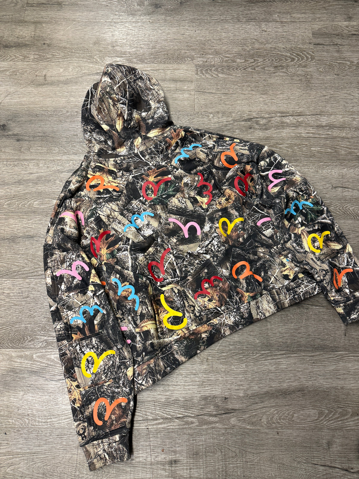 HMDD Realtree Camo Zip Pocket Hood