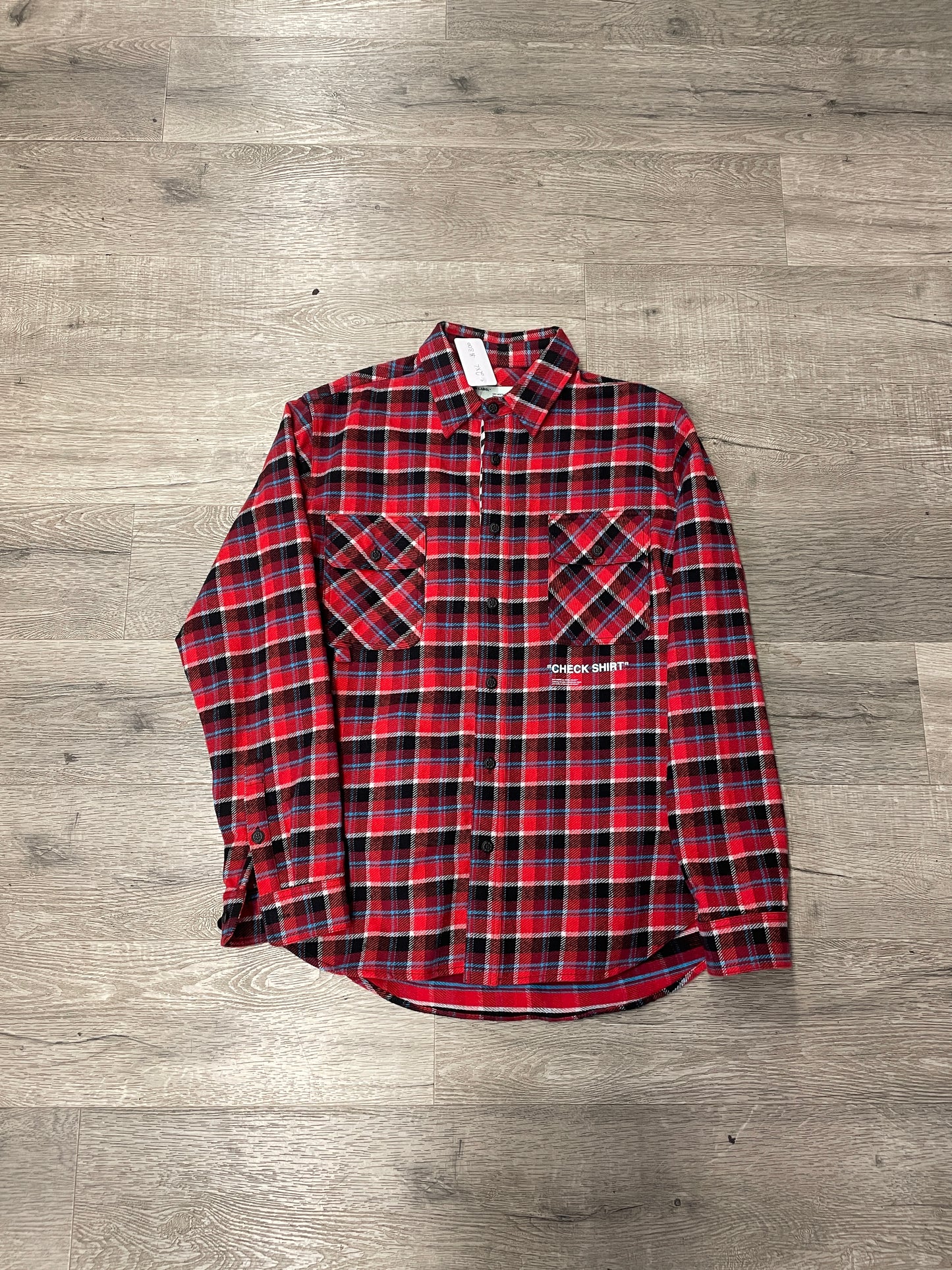 Off-White "Check Shirt" Red flannel