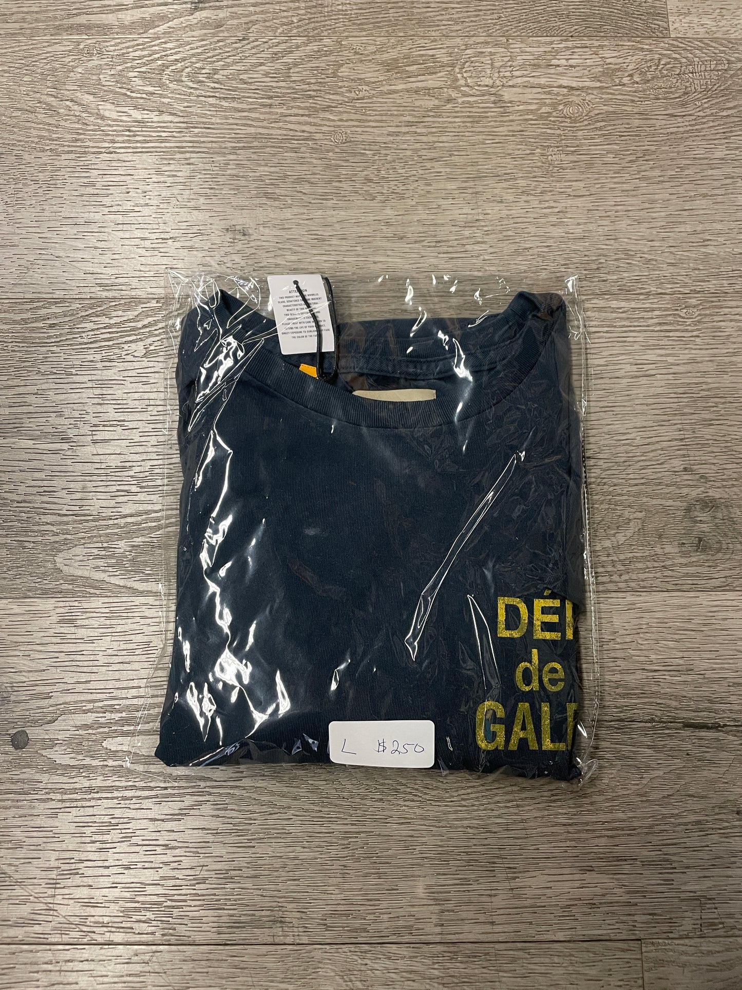 Gallery Dept Charcoal / Yellow Logo Tee