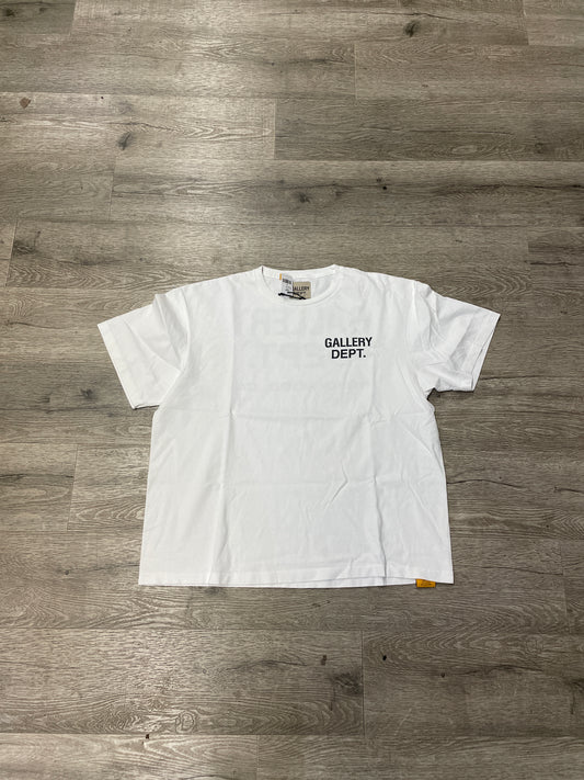 Gallery Dept. Small Chest Logo Tee White/Black